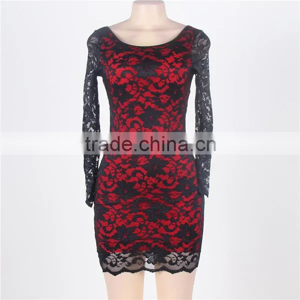 Hot on Sale Long Sleeve Ladies Wholesale Plus Size Maxi Dress Plus Size Dress photo-3