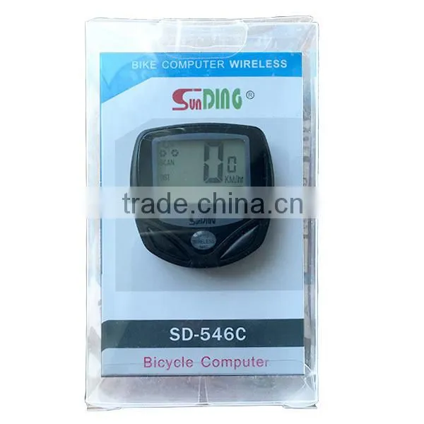 16function Sunding Mountain Bike Computer Bicycle Speedometer Waterproof Wireless photo-4