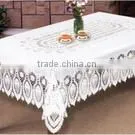 2016 Hotsale Custom Printed Recycled and 100 Biodegradable Christmas Transparent Plastic Tablecloth