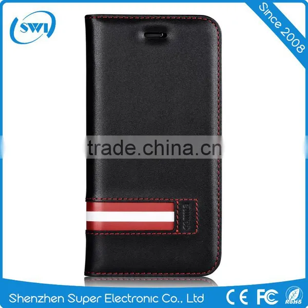 New Flip Card Pocket Genuine Leather Wallet Phone Case Cover Skin For IPhone 6 6S 6 Plus photo-2