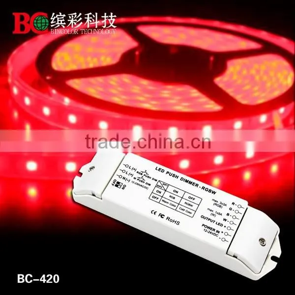 Led Rgbw Controller Support Duplex Push Dim Button DC12V/24V Rgbw Strip Leds Controller RRGBW Led Controllet photo-2