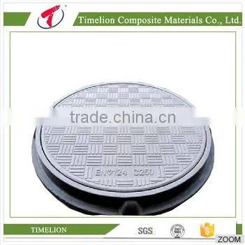 2016 Newest Design Top Quality Customized Any Color Various Shapes SMC/BMC/FRP/GRP Composite Manhole Cover for Road Construction photo-5