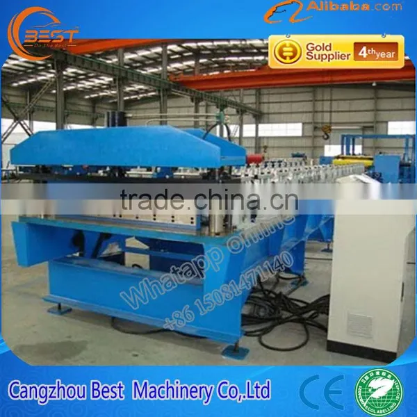 Used Metal Standing Seam Roof Panel Roll Forming Machine For Sale photo-2