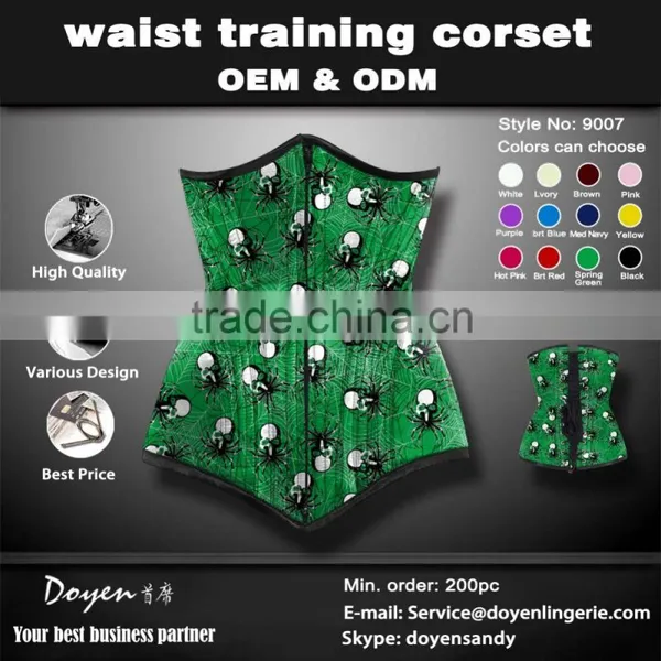 Halloween Serious Colorful S-3XL Sexy Slimming Latex Waist Trainer Corset photo-6