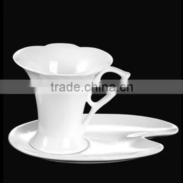 Porcelain Cups With and Plates