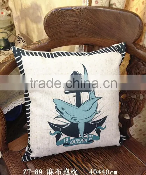 Nature Linen Material Custom Printed Cushion Pillow photo-6