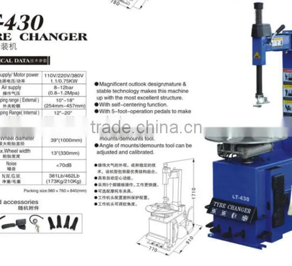 Gummireifen Changer Autoreifen Changer Truck Tire Changer Lt95 photo-3