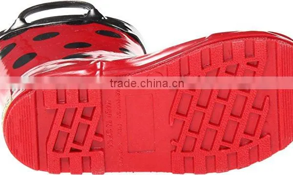 Cute Child Rain Boot Ladybug Pattern Rain Boot(Toddler/Little Kid/Big Kid) photo-2