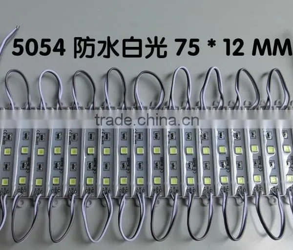 Flexible Led Light Led Downlight Module Super Bright 5054LED Module 3 LEDS Waterproof IP67 SMD modules white light
