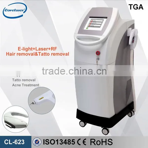 Hot Sale 3 in 1 E Light RF Yag Laser Beauty Equipment photo-3