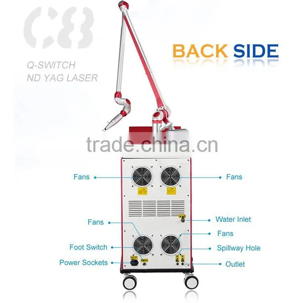 Manufacturer Medical Tattoo Removal C 8 Laser for Sale photo-4