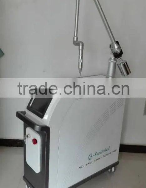 1064 nm 532nm q Switch nd Yag Laser Tattoo Removal Beauty Salon Equipment Prices photo-2