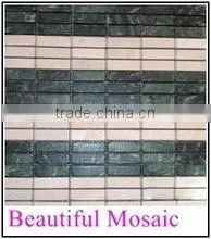 Crystal Color Glass Mosaic,marble Mosaic,golden Select Glass and Stone Mosaic Wall Tiles photo-3