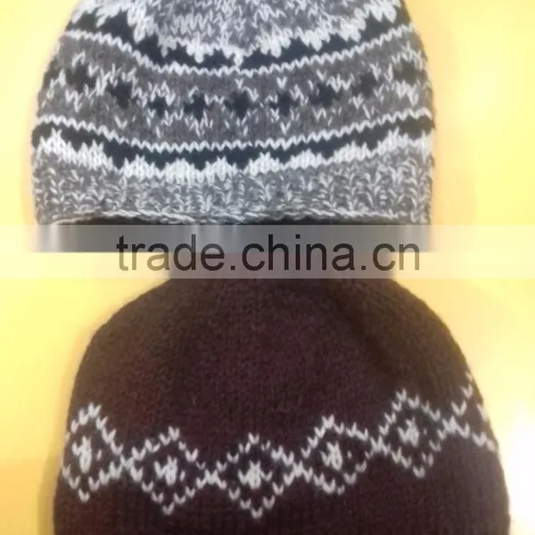 Winter Hats/100% Woolen Winter Hats/ Handmade Woolen Hats/Nepal Made Woolen Hats photo-3