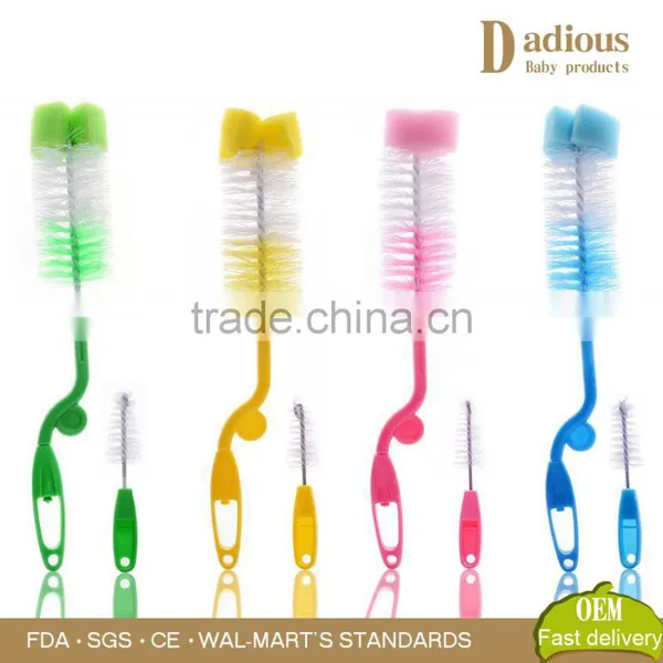 Durable Baby Cleaning Brus High Quality Baby Bottle Nylon Brush photo-4