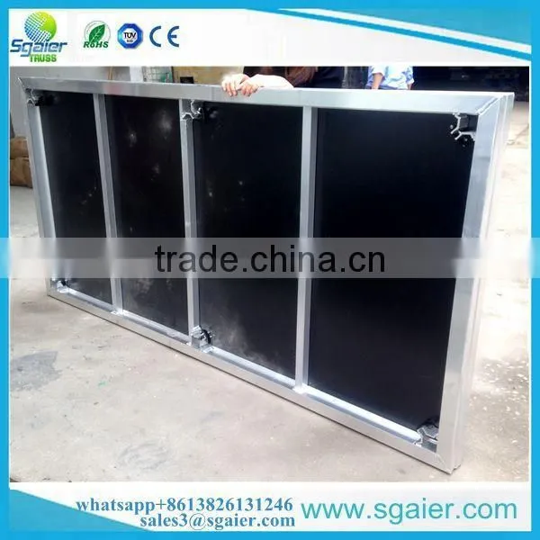 1.22m by 2.44m Portable Simple Stage With 6 Square Legs photo-4