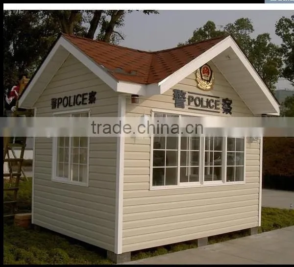 China Low Cost Mobile Booth Activities of the Security Guard Post Steel Structure Wood Preservative Booth photo-2