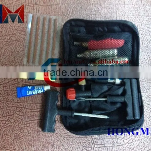 CO2 Tire Tyre Inflation Inflator Repair Tool Kit Motorcycle ATV QUAD Dirt Bike