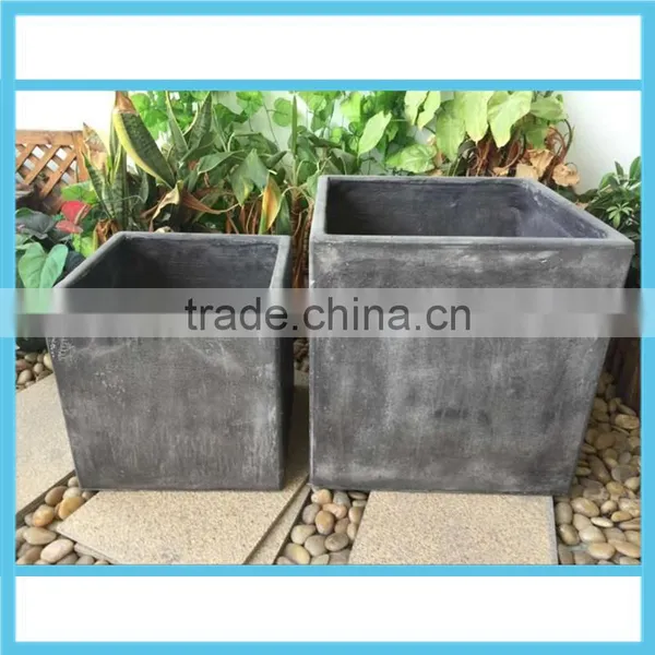 Not Coated Egg Shape High-quality Fiberglass Flower Pot Wholesale photo-3