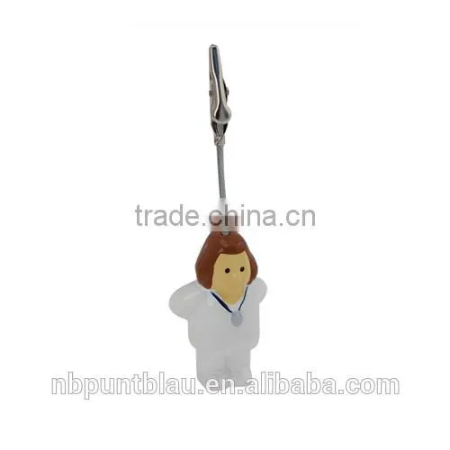 Doctor Memo Holder Name Card Holder Plastic Memo Clip