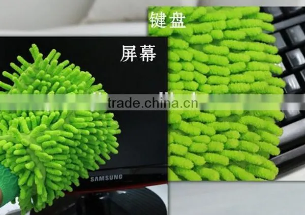 Small Order Stock Strong Absorb Shenil Double Side Home Cleaning Gloves photo-6