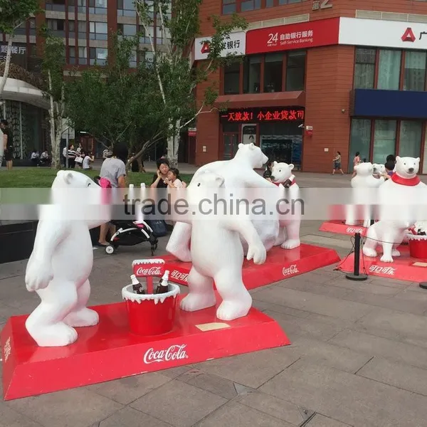 Outdoor Fiberglass Bear Sculpture for Playground photo-5
