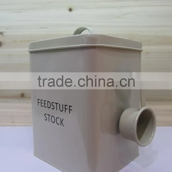Household Large Capacity Metal Laundry Powder Box Tin Storage Container photo-3