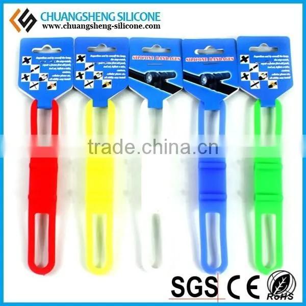 Bicycle Tie Manufactory, Multifunction Silicone Bicycle Tie Strap, Bicycle Tie Band With High Quality photo-2