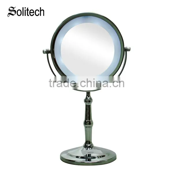 JM937 LED Lighting Mirror Table Mirror Standing Mirror Double Side Magnifying photo-2