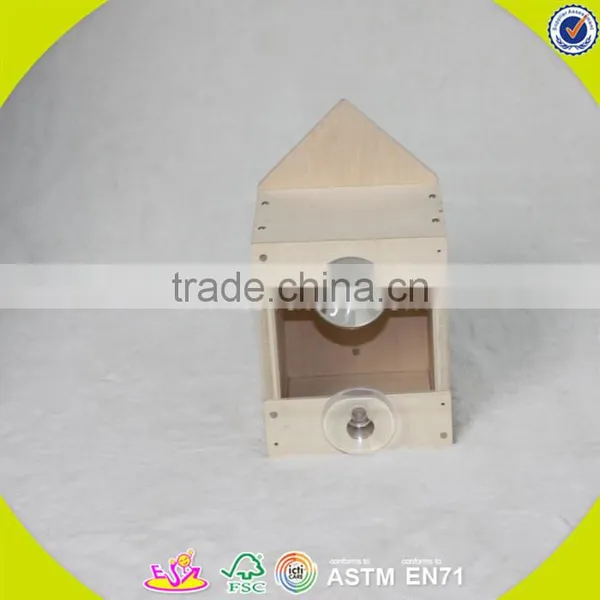 2017 New Fashion Funny Children Wooden Bird House W03B049 photo-3