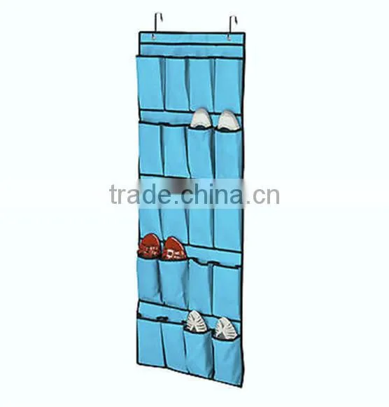 20 Pocket Wall Hanging Shoe Organizer Rack Space Saver Storage Bag Over the Door