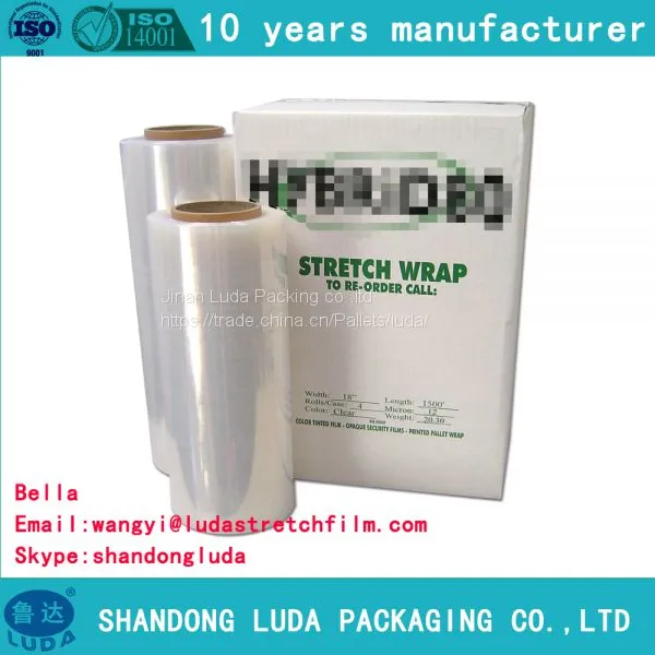 Factory Wholesale Anti Tear Transparent LLDPE Plastic Packaging Stretch Film photo-4