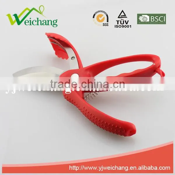WCJ656 Premium Stainless Steel Precision Salad Kitchen Scissors & Salad Tongs In-one photo-4