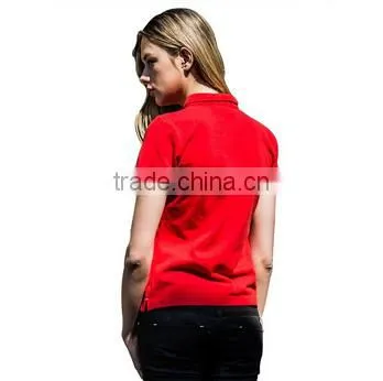 Custom Women's Office Uniform Design Polo Shirt Manufacturer photo-2