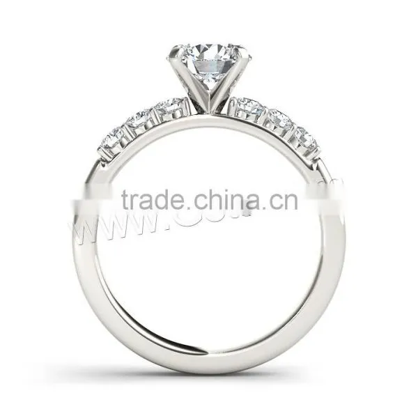 Cubic Zirconia Sterling Silver Finger Ring Size Finger Ring Cover Sex Finger Ring photo-2