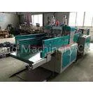 High Efficiency Garbage Bag / T Shirt Bag Making Machine With Convey Belt