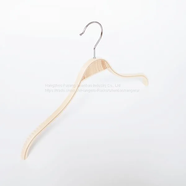 Flat Body Laminated Coat Hanger With Anti-slip Bar for Men Clothes photo-3