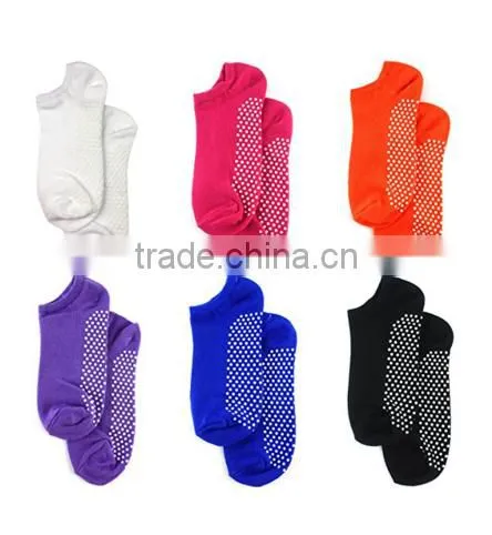 YXS74 High Quality Yoga Grip Socks/Custom Grip Trampoline Socks photo-2