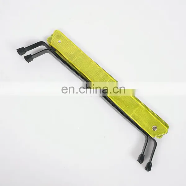 CE E-mark Emergency Kit Yellow Safety Reflector Reflective Warning Triangle photo-2