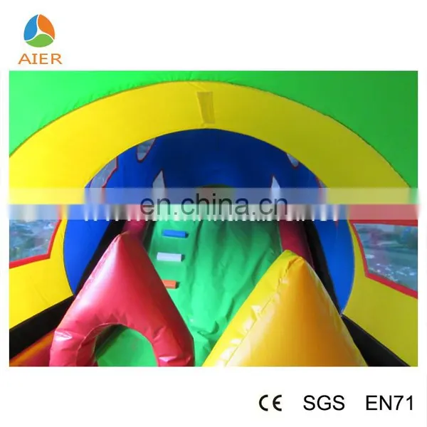 Fun PVC Material Inflatable Train Obstacle Castle for Kids photo-2
