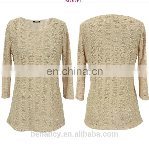 Autumn Long Sleeve Latest Woolen Sweater Designs for Ladies photo-3