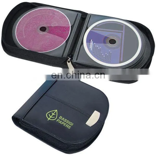 Factory Cheap Price Handmade Easy Packing Leather CD Case photo-2