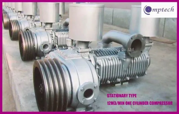 12cbm Stationary Type One Cylinder Cement Trailer Compressor Cement Tanker Compressor Bulker Compressor photo-2