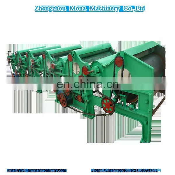 High efficiency textile cotton waste recycling machine for open end yarn