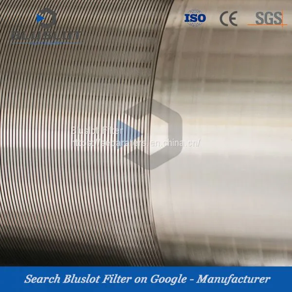 Wedge Wire Stainless Steel Screen V-Wire Pipe for Water Well Drilling photo-4