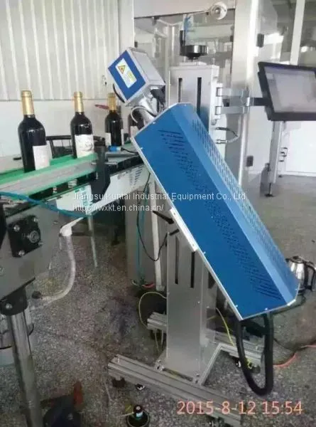CO2 Laser Marking Engraving Machine for Drink Bottle Color Cablewire photo-2