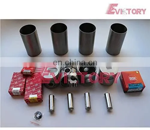 for Mitsubishi S4E2 S4E-2 S4E Bearing Valve Piston Ring Cylinder Gasket Liner Kit photo-2