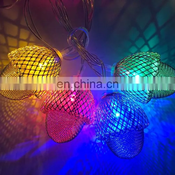 Christmas Tree Decoration Metal Pinecone Light Warerpoorf Led String Fairy Light Decor Home Indoor Outdoor Holiday Lighting photo-2