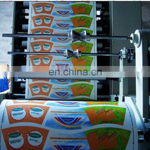 High Speed Foil PVC UV Stack BOPP PE Label Paper CUP Plastic Film Bag 2 6 8 4 Colour Flexographic Flexo Printing Machine Price photo-3