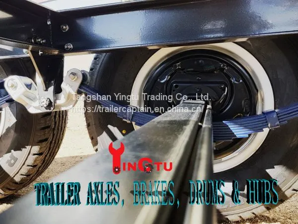 Trailer Tandem Axles Wtih Electric Brake Assemblies